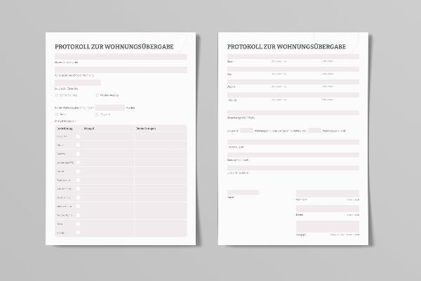 Leilighetsoverleveringsprotokoll: PDF-mal