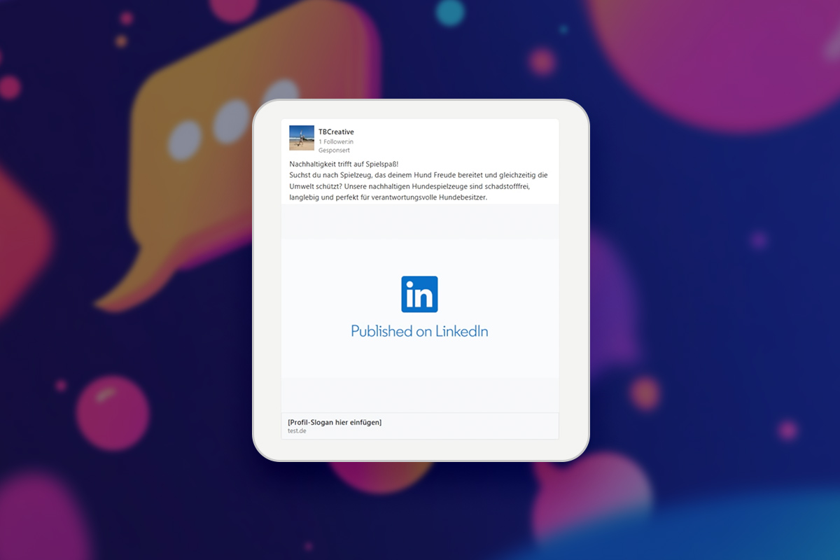 Betalte annonser - Veiledning: 9.2 | LinkedIn B2B-annonse