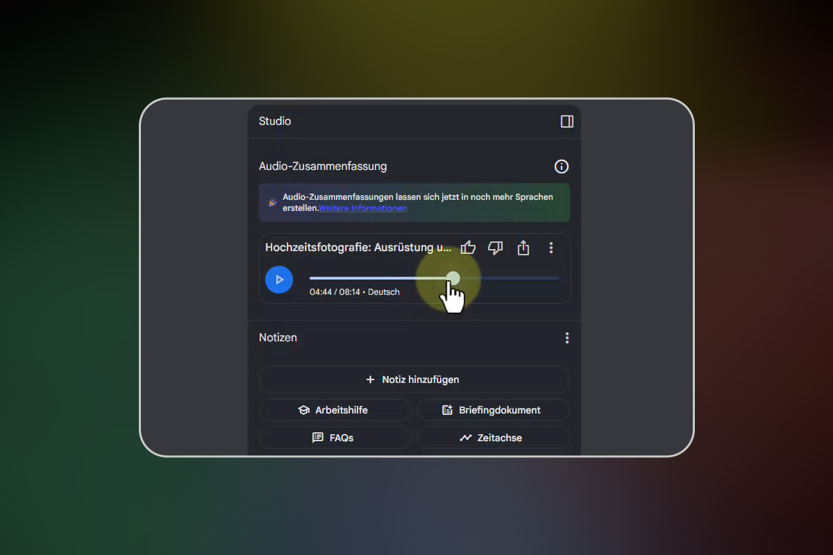 03 - Créer un podcast dans NotebookLM