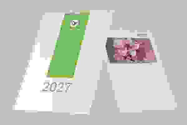 Calendarios de negocios personalizados para 2027: calendarios de pared