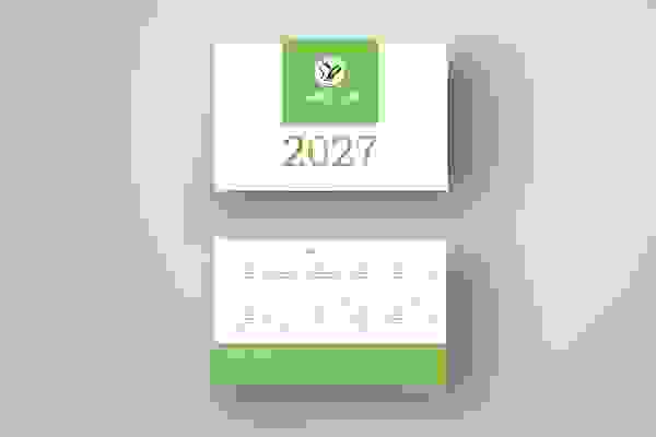 Calendarios de negocios personalizados para 2027: calendarios de bolsillo