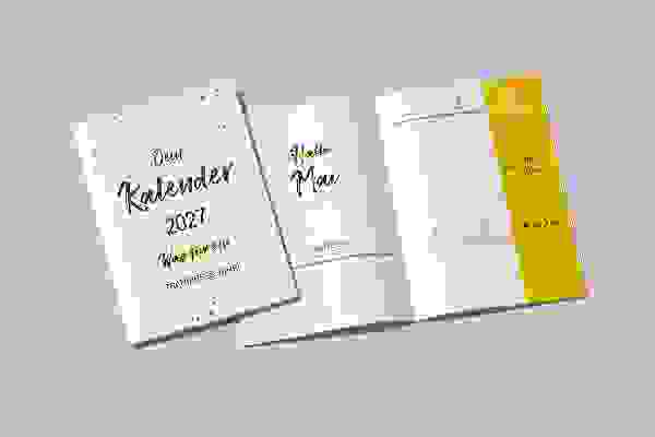Calendarios de negocios personalizados para 2027: calendarios de bolsillo