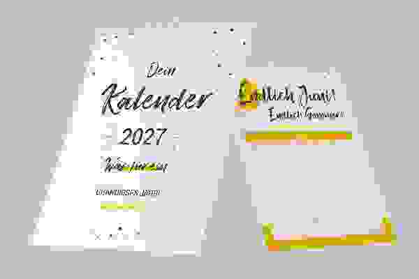 Calendarios de negocios personalizados para 2027: calendarios de pared
