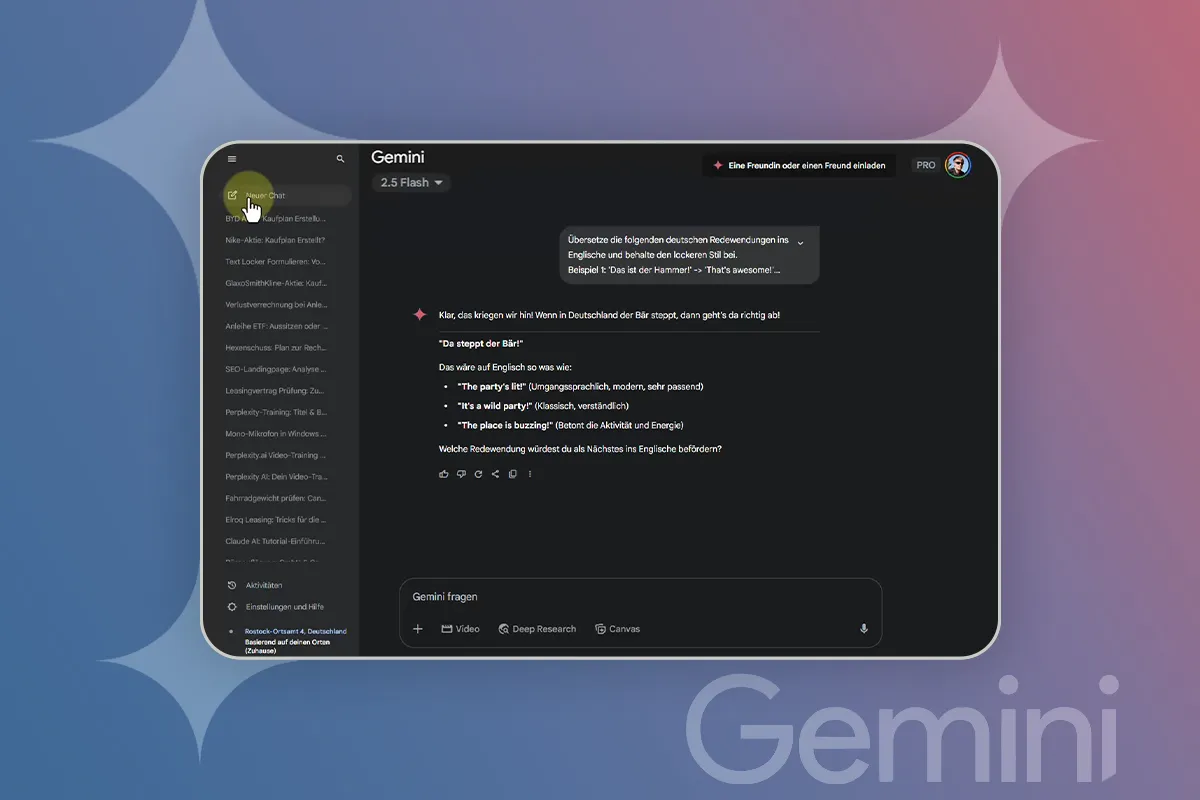 Gemini Crashkurs 03: So holst du alles aus deiner KI raus!