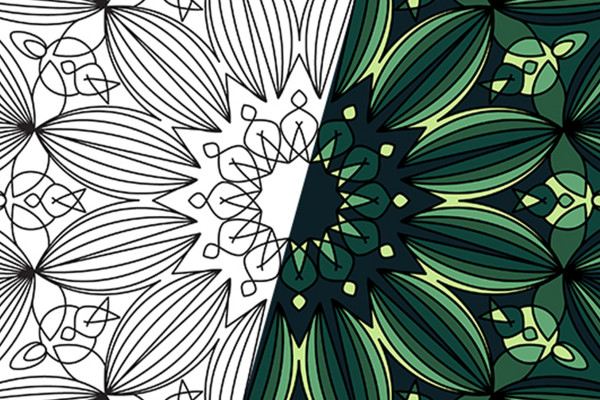 Formas fascinantes: plantillas de mandalas vectoriales - Versión 03