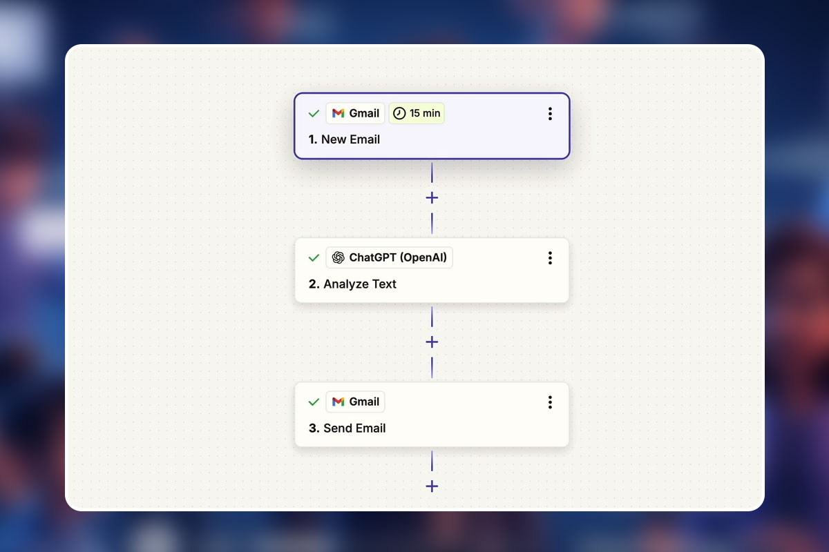 15 - ChatGPT in Zapier/Make einbinden (Texte generieren, Mails schreiben)
