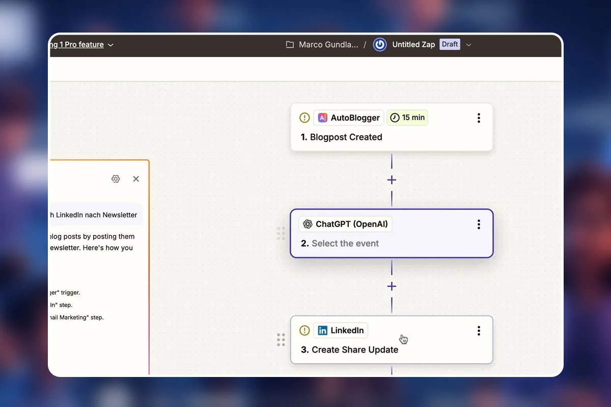 16 - Automatisiertes Content-Repurposing (Blog → LinkedIn → Newsletter)