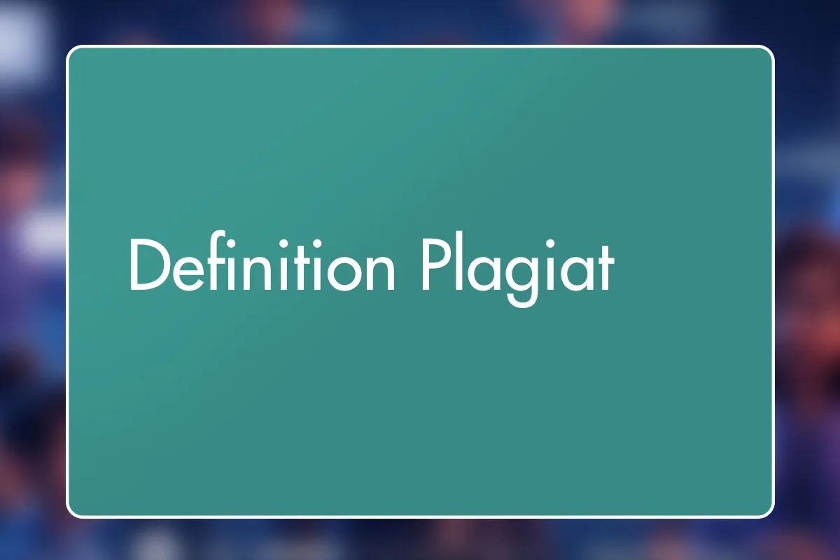 14 - Definition Plagiat
