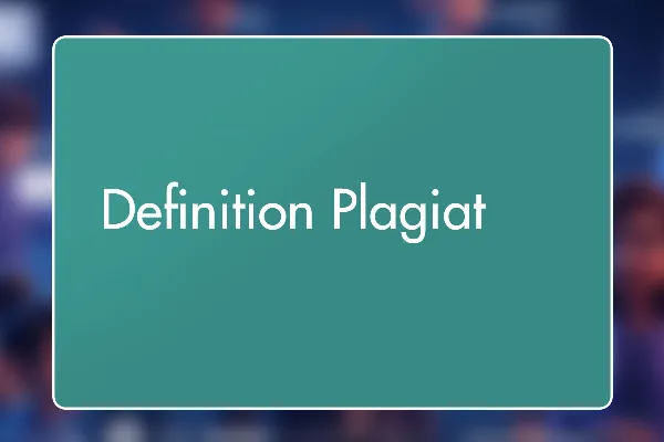14 - Definition Plagiat