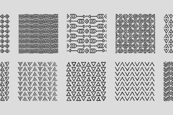 Ornaments for Photoshop and Affinity Photo: Triangles