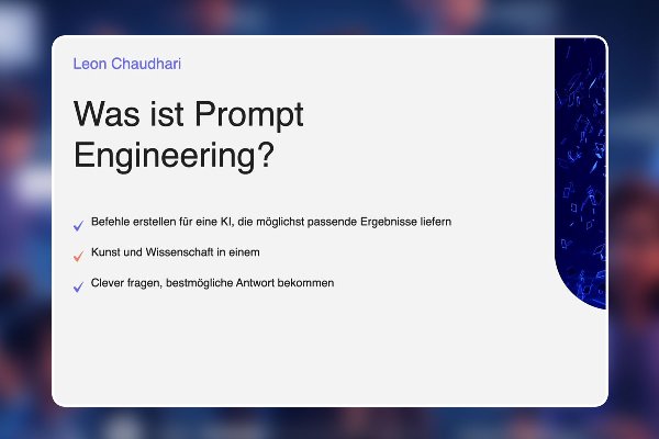 08 - Was ist Prompt Engineering?