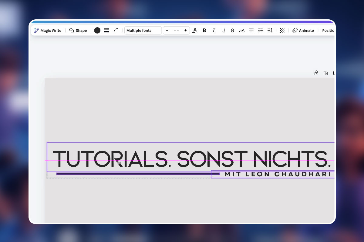 34 - Banner und Logo in Canva erstellen