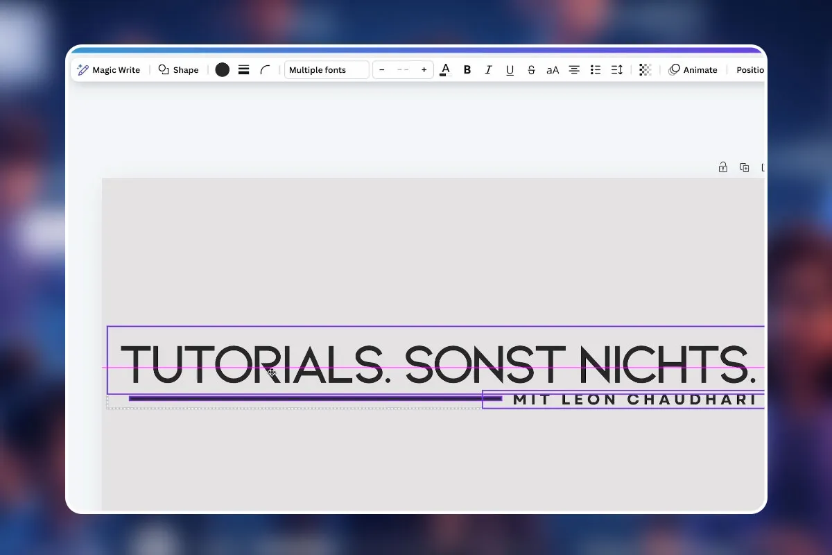 34 - Banner und Logo in Canva erstellen