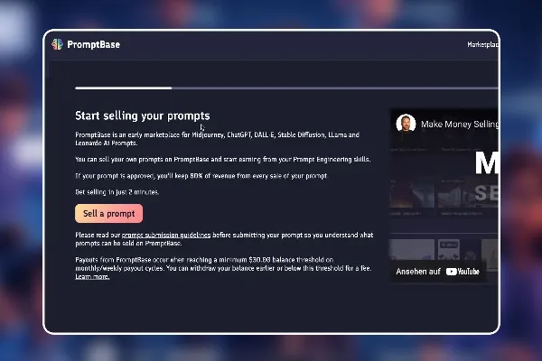 47 - PromptBase Account anlegen