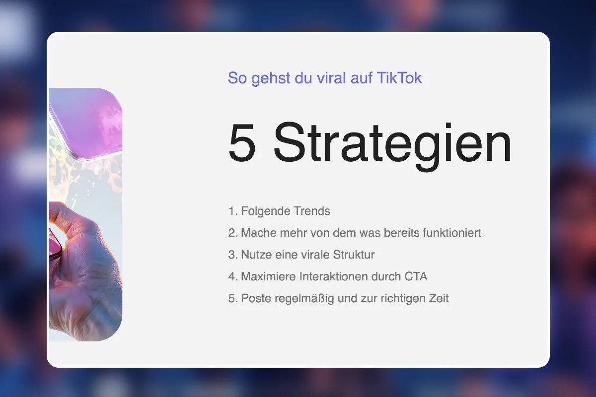 72 - So gehst du mit deinen TikTok Videos viral