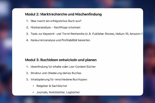 77 - 2. Kursstruktur & Curriculum-Planung