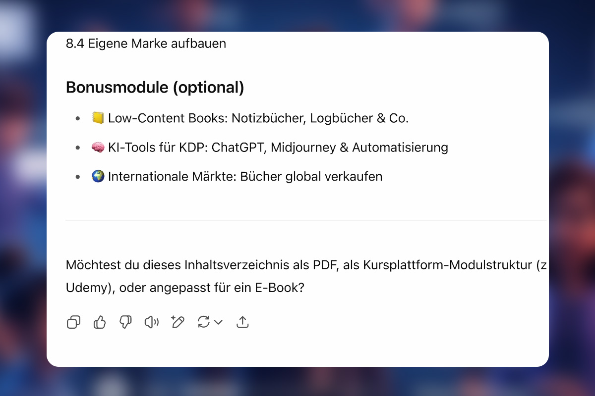 78 - Exkurs - Content Formate zu Curriculum hinzufügen lassen