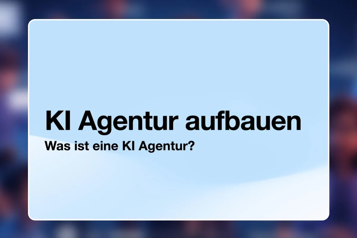 87 - Was ist eine KI Agentur