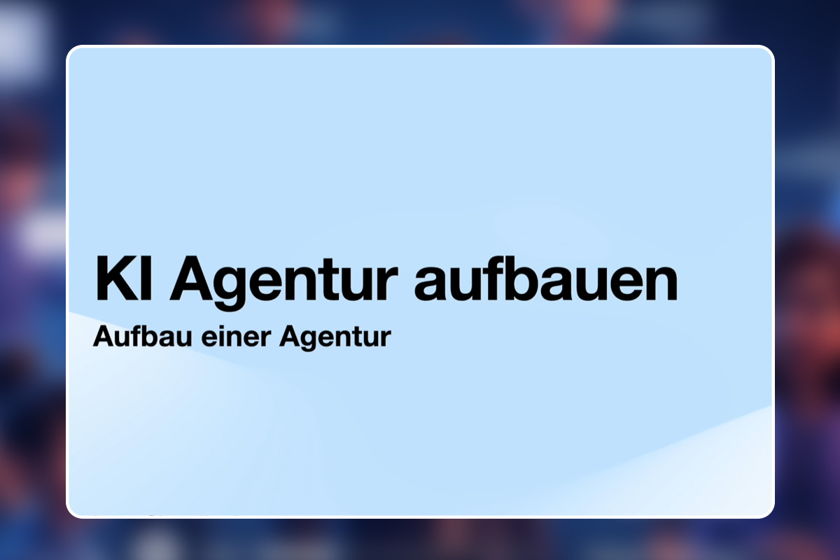 88 - Aufbau einer Agentur