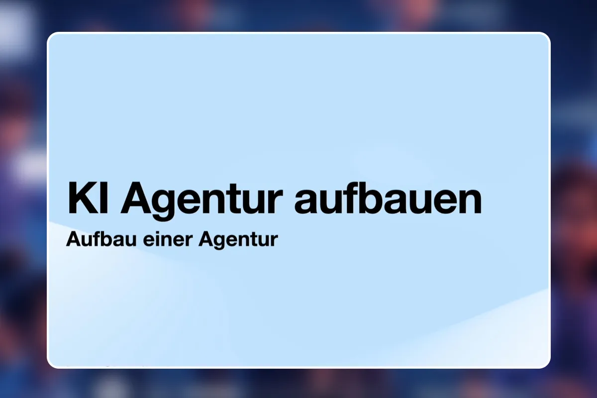 88 - Aufbau einer Agentur