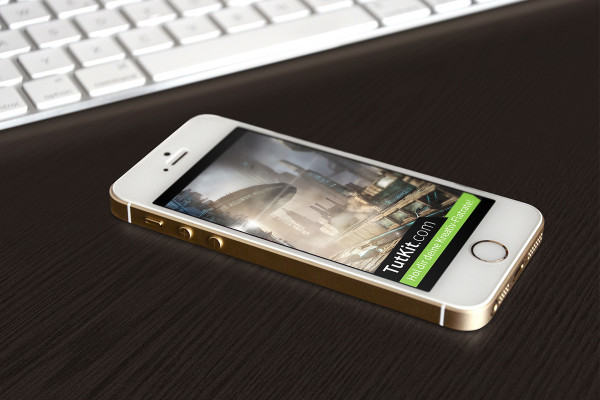 Plantilla de Photoshop para un smartphone - versión 2
