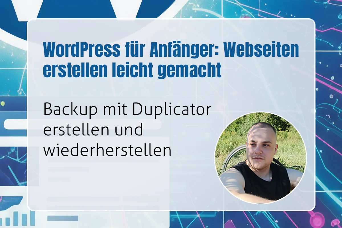 28 - Backup mit Duplicator erstellen und wiederherstellen