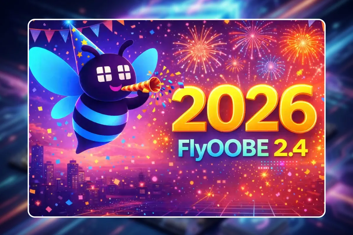 06 - Mit FlyOOBE Bloatware und KI-Funktionen in Windows deaktivieren