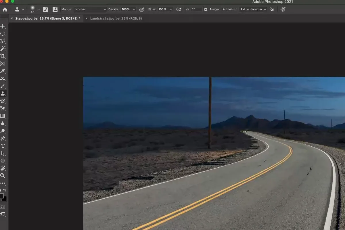 Swampcar Photoshop Training: 1.1 Basiscomposing erstellen