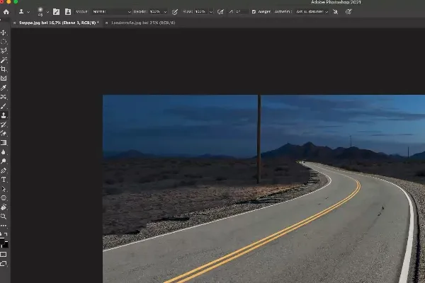 Swampcar Photoshop Training: 1.1 Basiscomposing erstellen