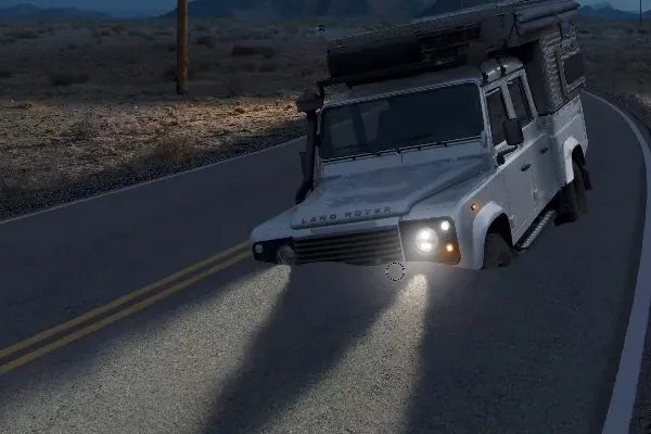 Swampcar Photoshop Training: 2.3 Frontscheinwerfer einschalten