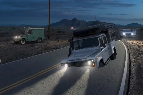 Swampcar Photoshop Training: 2.7 Lichtverlaufsmaske generieren