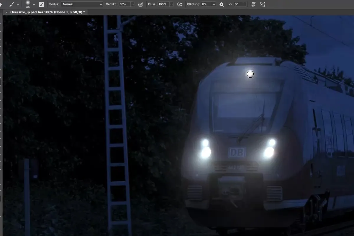 Oversize Photoshop Composing: 3 Dämmerung erzeugen