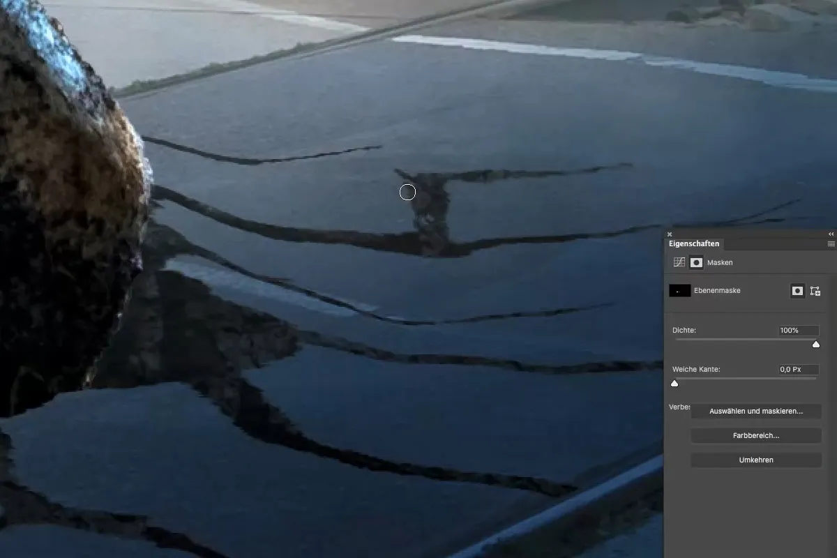 Oversize Photoshop Composing: 8 Erdreich einbauen