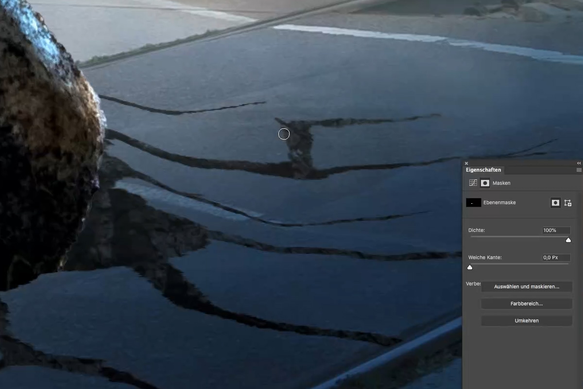 Oversize Photoshop Composing: 8 Erdreich einbauen