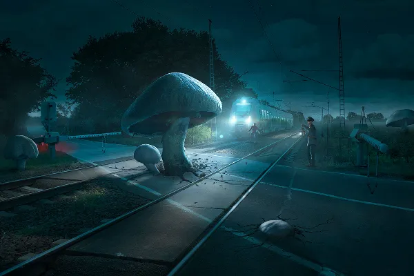 Oversize Photoshop Composing: 13 Details und Farblook