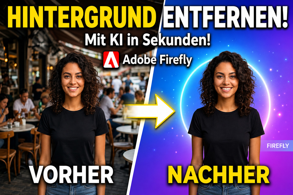 08 - Hintergrund eines Bildes entfernen mit Adobe Firefly
