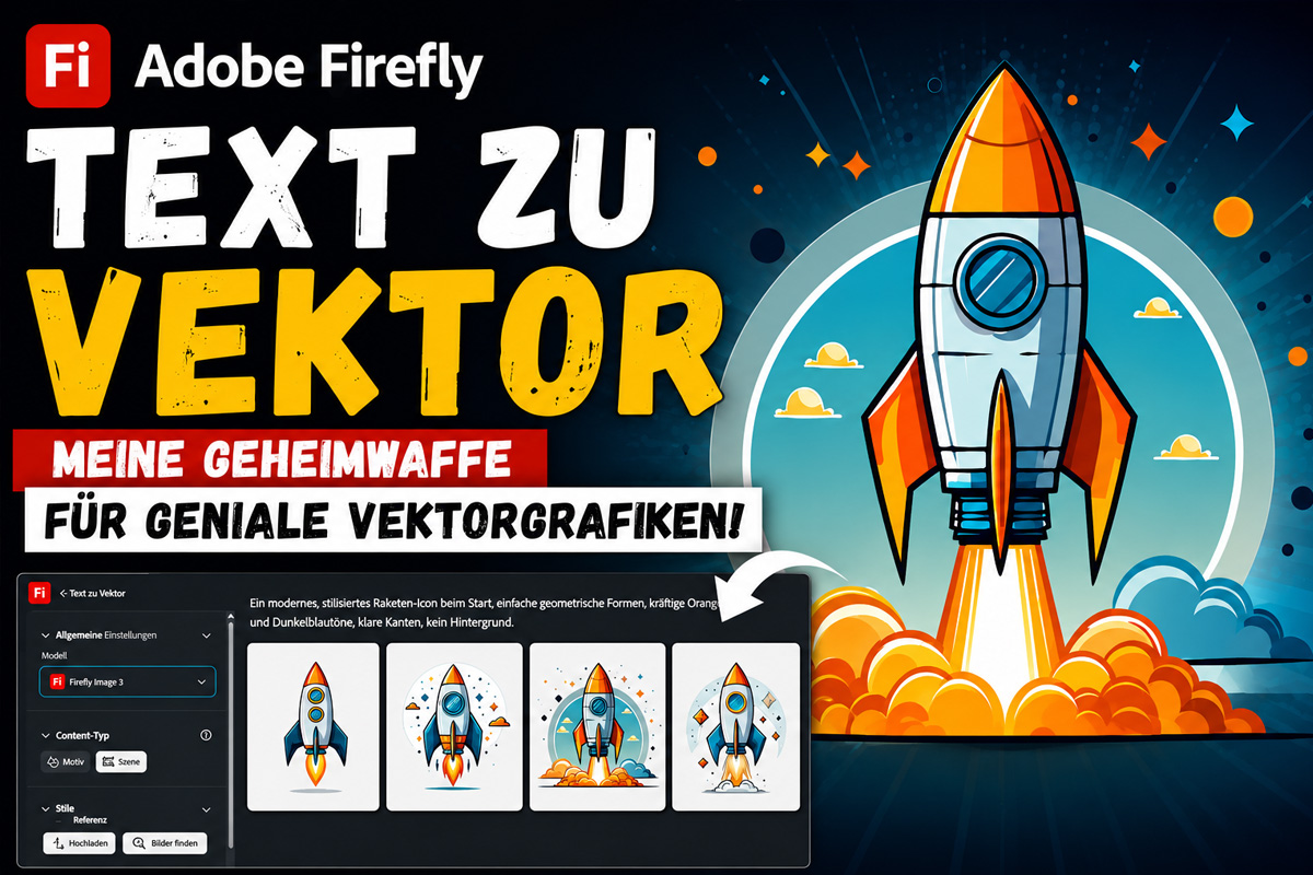 09 - Text zu Vektoren mit nur einem Prompt in Adobe Firefly