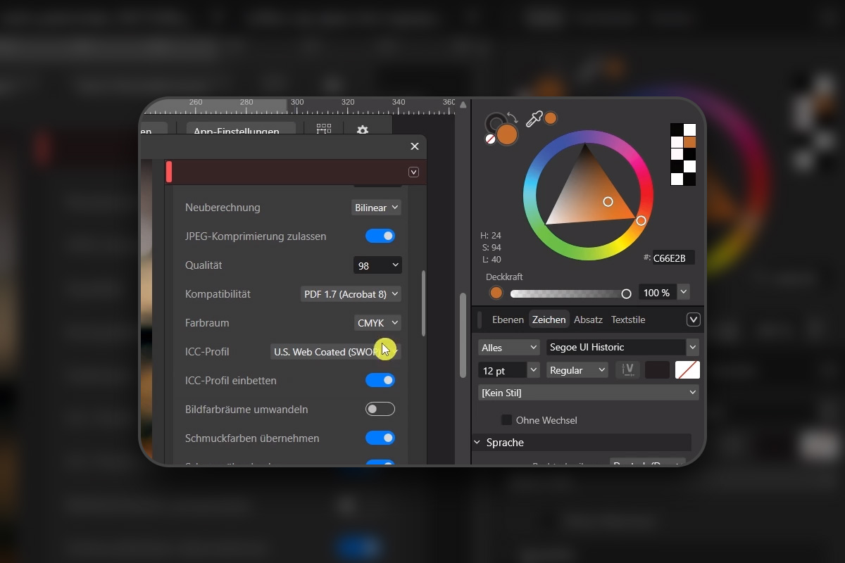 Affinity Layout: 18 – Druck-PDF (PDF/X) korrekt exportieren