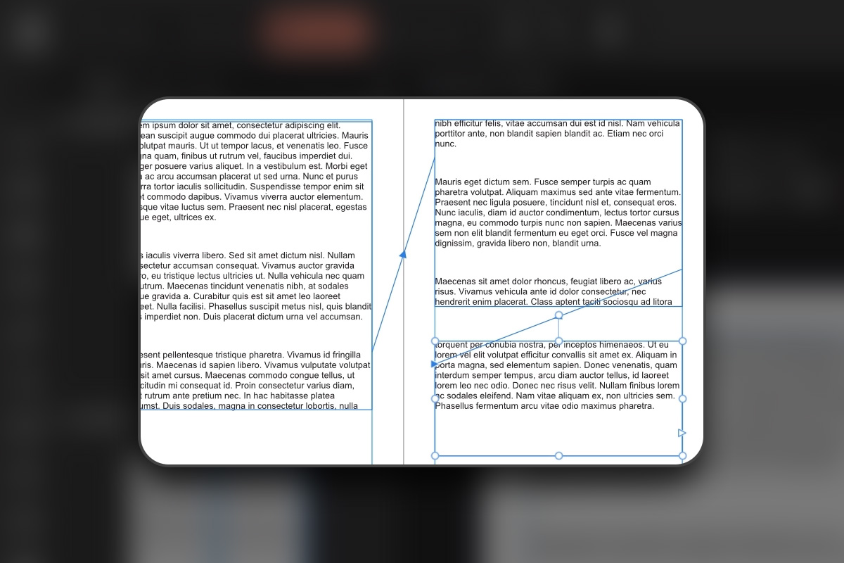 Affinity Layout: 05 – Textrahmen erstellen & verketten