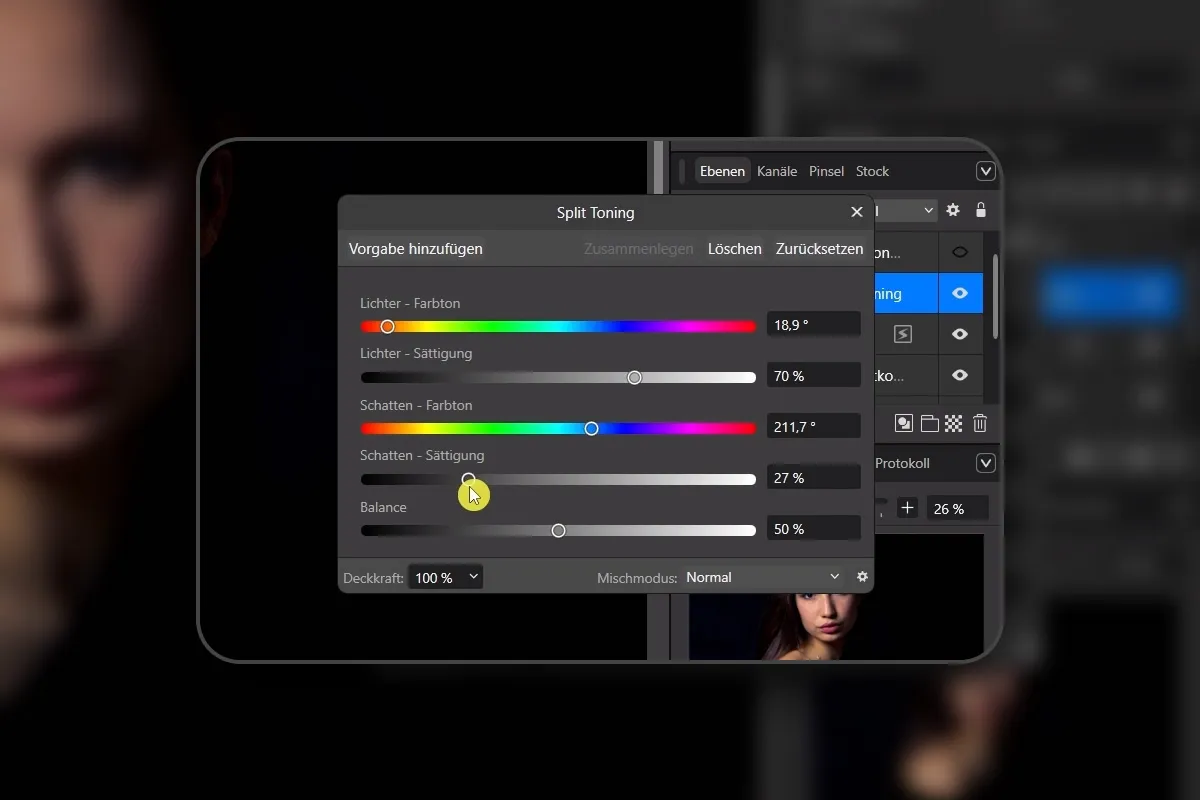 Affinity Pixel: 13 – Filmischen Look mit Split Toning erzeugen