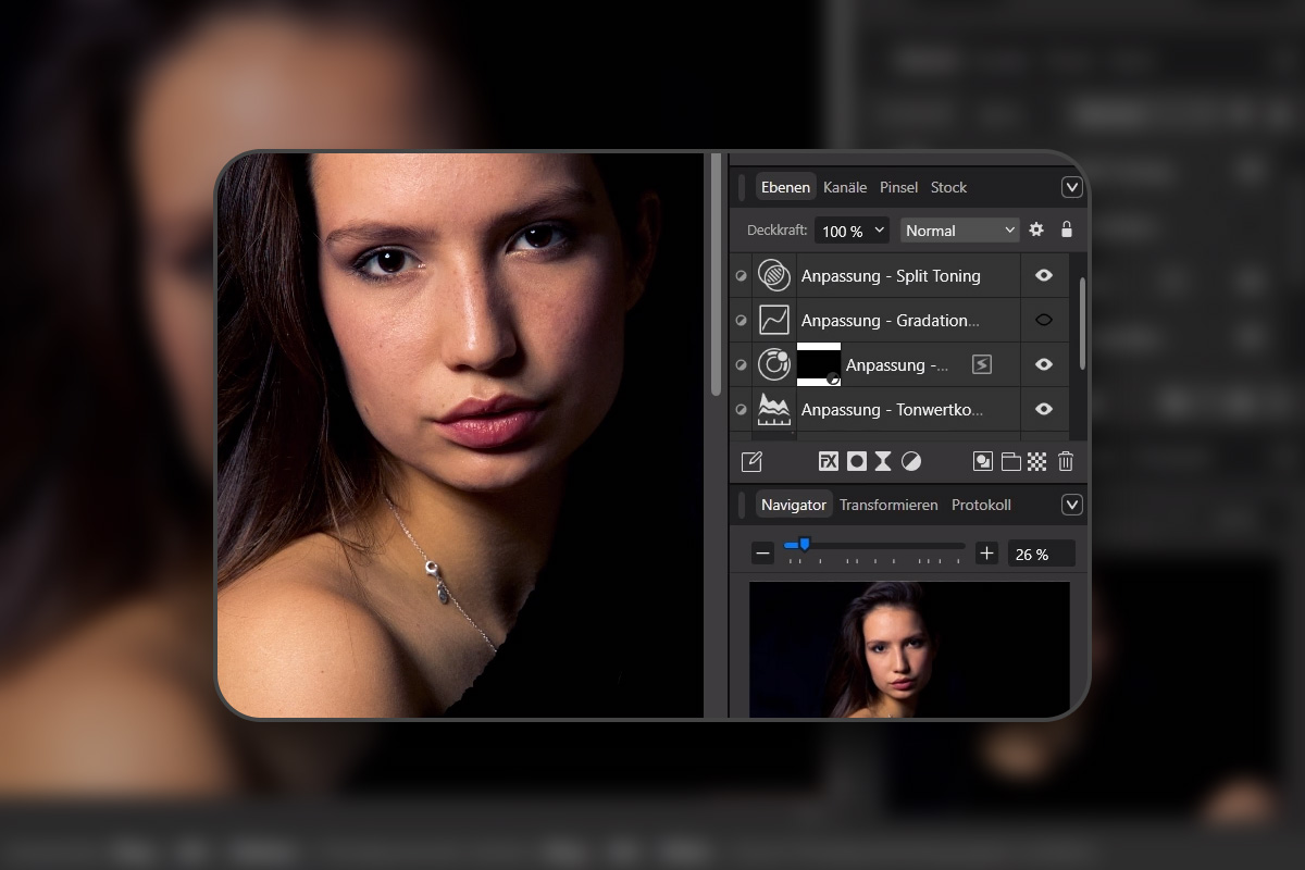 Affinity Pixel: 14 – Praxisprojekt: Cinematic Grade fertigstellen