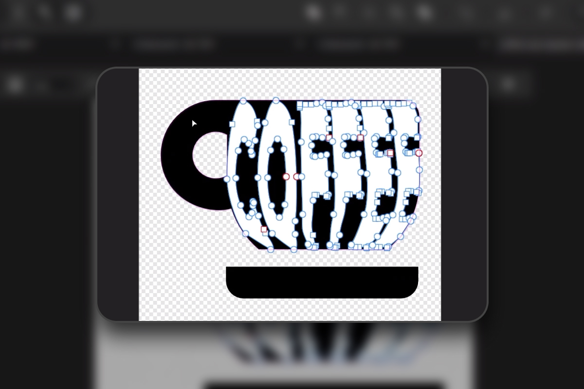 Affinity Vektor: 4.2 Beispiel 4 – Einfache Text Logos