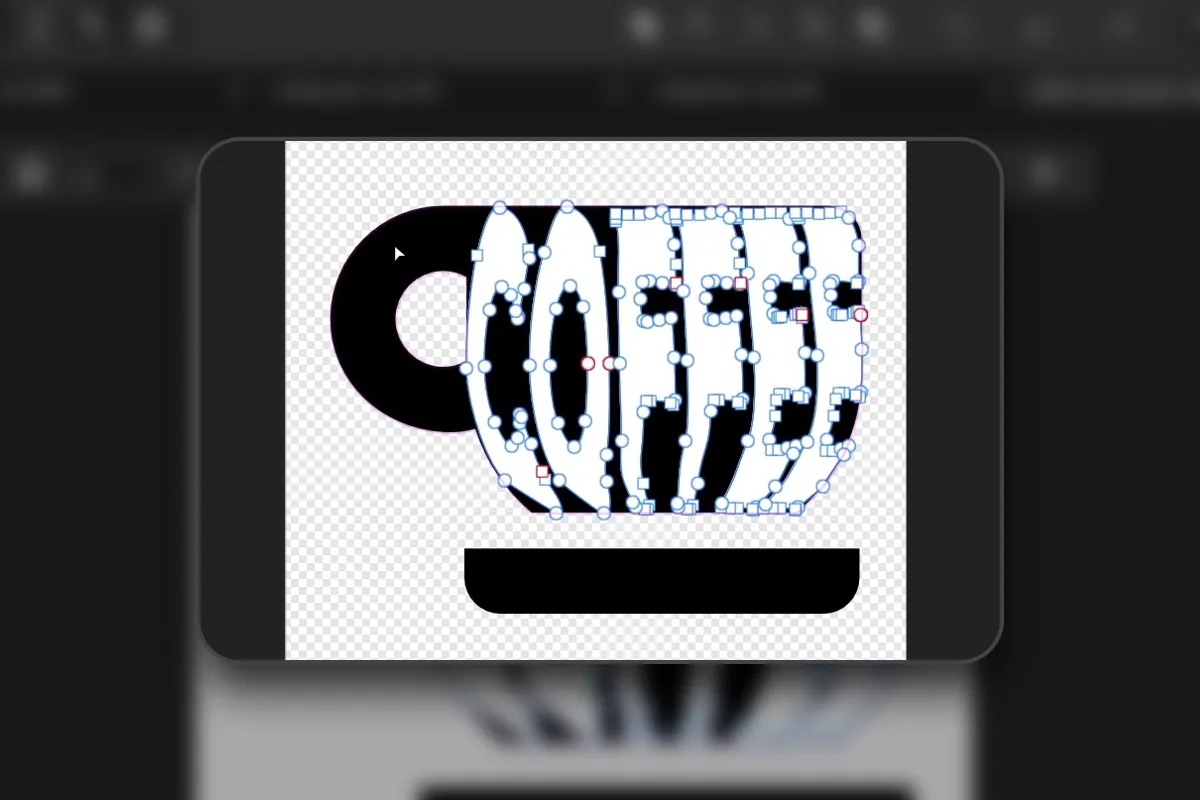 Affinity Vektor: 4.2 Beispiel 4 – Einfache Text Logos