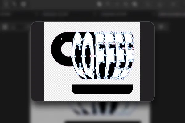 Affinity Vektor: 4.2 Beispiel 4 – Einfache Text Logos