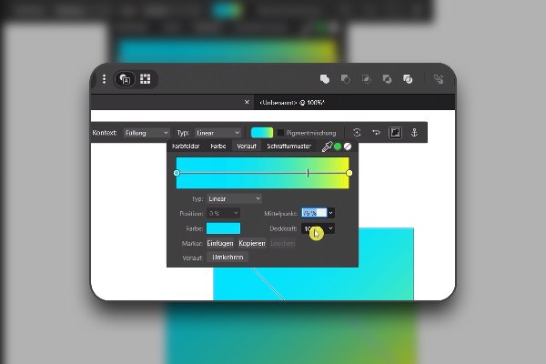 Affinity Vektor: 3.1 Gradienten & Hintergründe