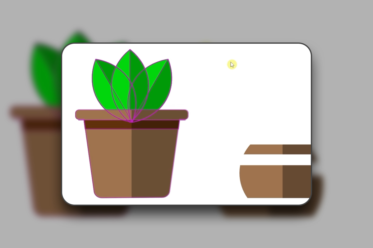 Affinity Vektor: 2.6 Beispiele 2 & 3 – Blumen mit Topf