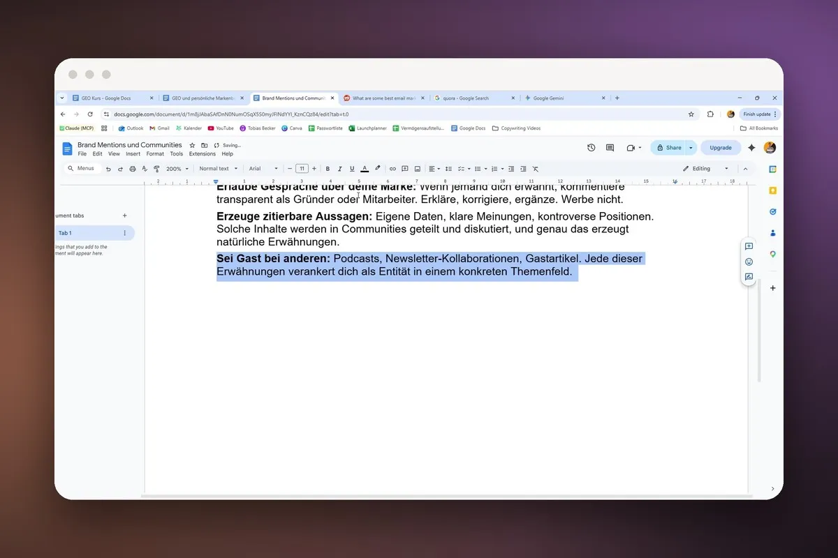 GEO: 3.2 Brand Mentions und Communities