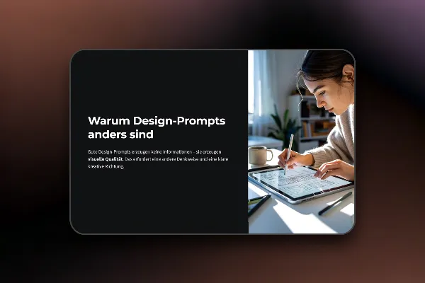 Claude Design: 2.1 Design-Prompts sind anders & Struktur