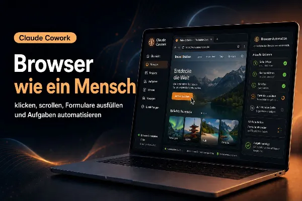 Claude Cowork: 03 - Browser per KI bedienen lassen, als ob es ein Mensch macht
