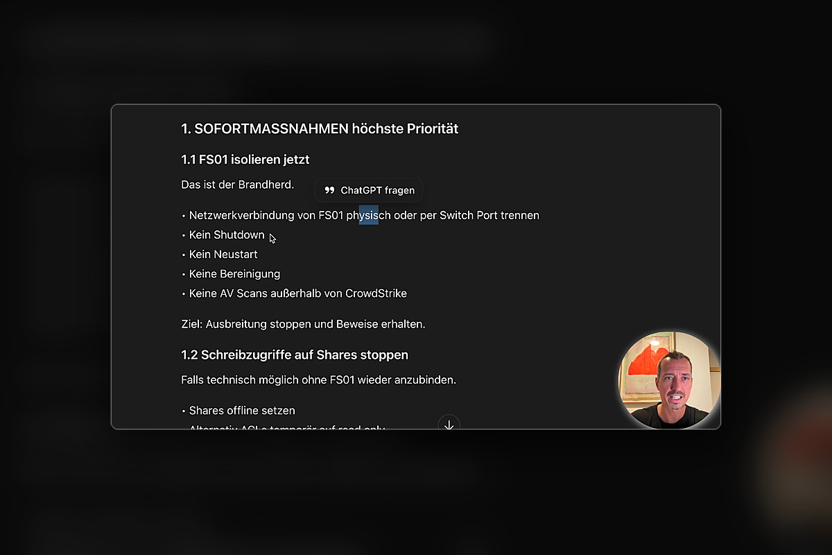 GenAI für Cybersecurity: 3.1. Real-Time Incident Triage Mit Ai